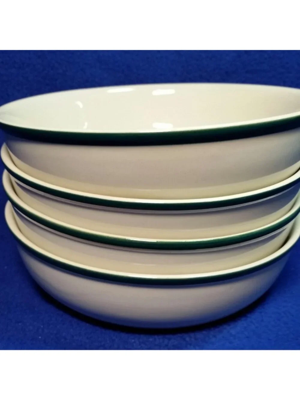 Casuals Apple Soup Bowls China Pearl Apples and Pink Blossoms Set of 4 Country